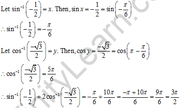RD Sharma Class 12 Solutions Chapter 4 Inverse Trigonometric Functions Ex 4.1 Q3-ii