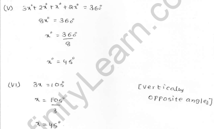 RD Sharma Class 7 Solutions 14.Lines and angles Ex-14.1 Q 20 ii