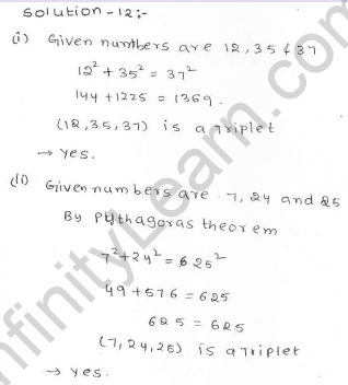 RD Sharma Class 7 Solutions 15.Properties of triangles Ex-15.5 Q 12 i