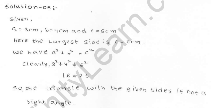 RD Sharma Class 7 Solutions 15.Properties of triangles Ex-15.5 Q 5