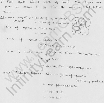 RD-Sharma-class 10-maths-Solutions-chapter 15-Areas related to Circles- Exercise 15.4-Question-5