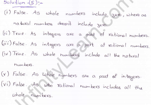RD Sharma class 9 maths Solutions chapter 1 Number System Exercise 1.1 Question 5