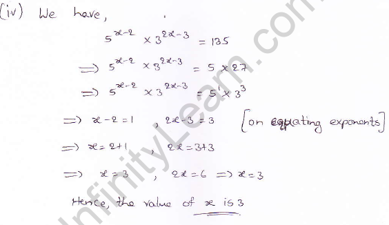 RD Sharma class 9 maths Solutions chapter 2 Exponents of Real Numbers Question 5 (iv)