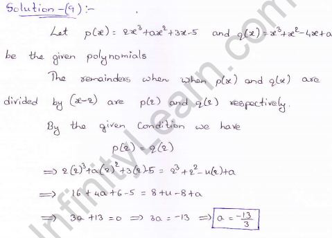 RD-Sharma-class 9-maths-Solutions-chapter 6-Factorization of Polynomials -Exercise 6.3-Question-9