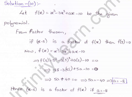 RD-Sharma-class 9-maths-Solutions-chapter 6-Factorization of Polynomials -Exercise 6.4-Question-10
