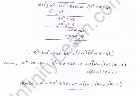 Factorization of Polynomials Exercise-6.5 Q 11