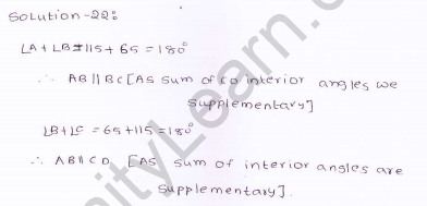 RD-Sharma-class 9-maths-Solutions-chapter 8 - Lines and Angles -Exercise 8.4 -Question-22
