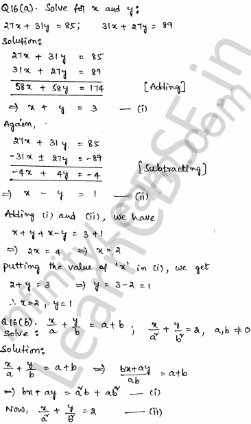 Solved CBSE Sample Papers for Class 10 Maths Set 2 10