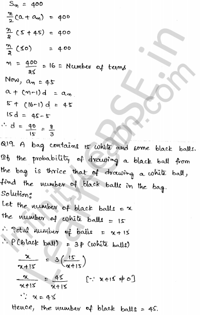 Solved CBSE Sample Papers for Class 10 Maths Set 2 14
