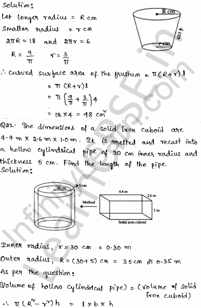 Solved CBSE Sample Papers for Class 10 Maths Set 2 16