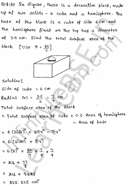 Solved CBSE Sample Papers for Class 10 Maths Set 3 1.13
