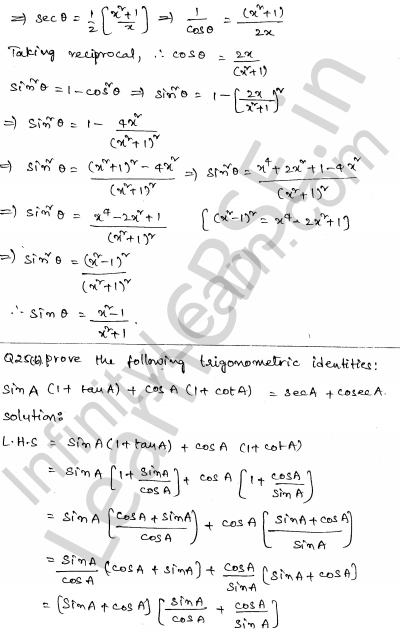 Solved CBSE Sample Papers for Class 10 Maths Set 6 1.23