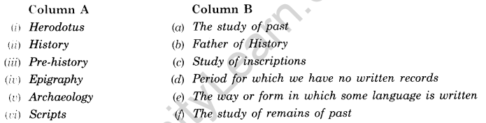 What, Where, How and When Class 6 Extra Questions History Chapter 1 V - Q5