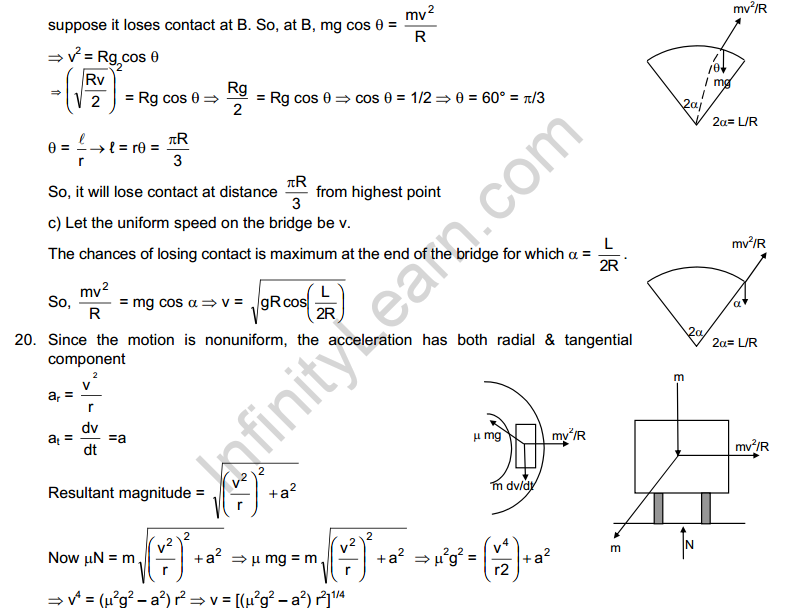 Circular Motion HC Verma Concepts of Physics Solutions-8