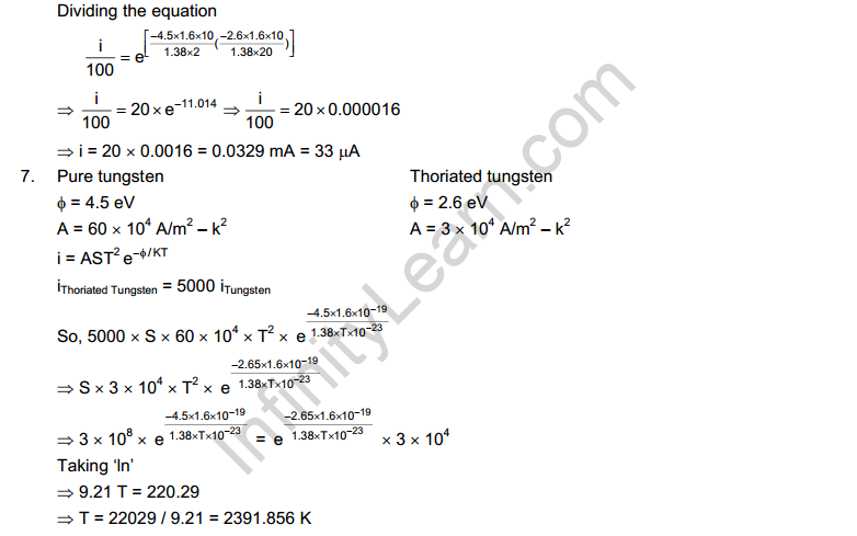 Electric Current Through Gases HC Verma Concepts of Physics Solutions