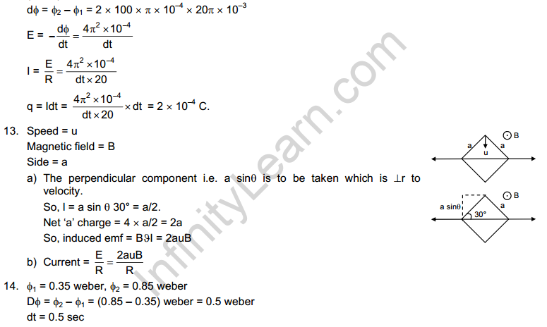 Electromagnetic Induction HC Verma Concepts of Physics Solutions
