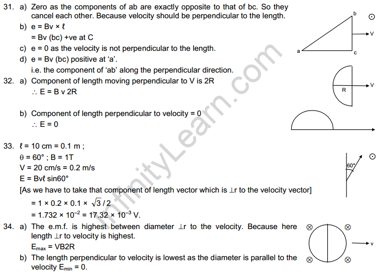 Electromagnetic Induction hc verma part 2 solutions