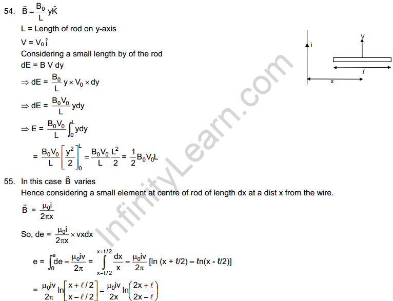 Electromagnetic Induction hc verma short answer solutions pdf