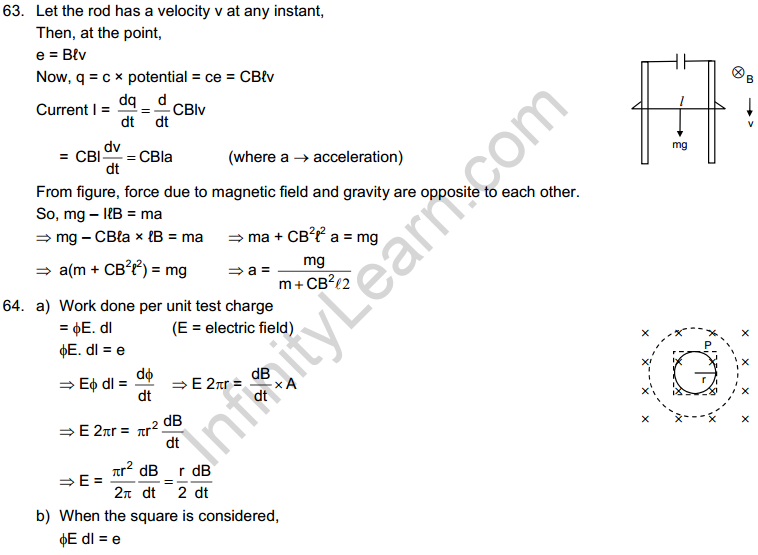 Electromagnetic Induction hc verma short answer solutions pdf
