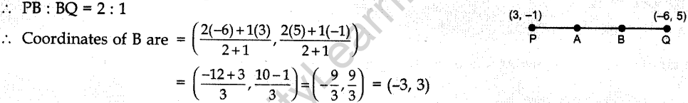 MCQ Questions for Class 10 Maths Coordinate Geometry with Answers 1