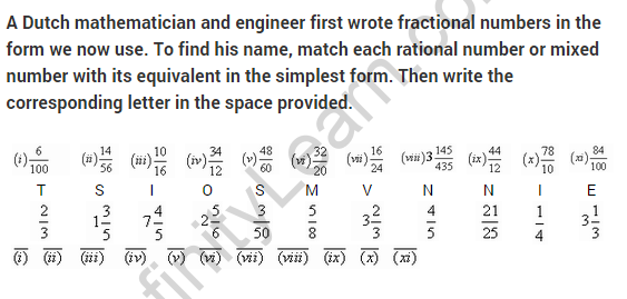  Rationa Numbers 7