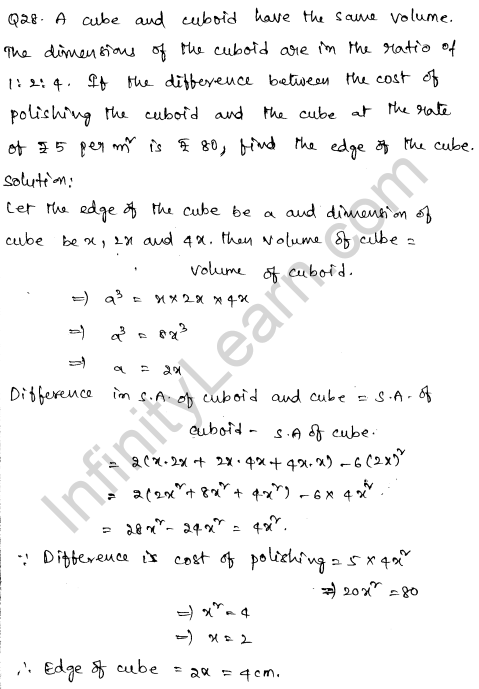 Sample Papers for Class 9 Maths Solved paper 4 17