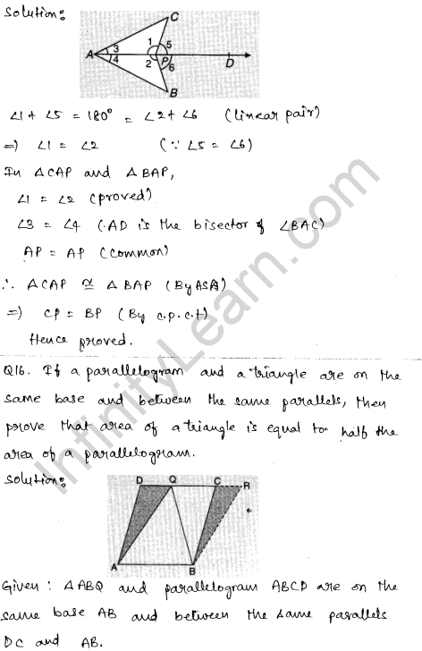 CBSE Sample Papers for Class 9 Maths Solved paper 4 7