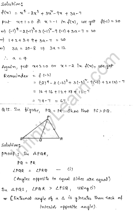 CBSE Sample Papers for Class 9 Maths Solved paper 5 7
