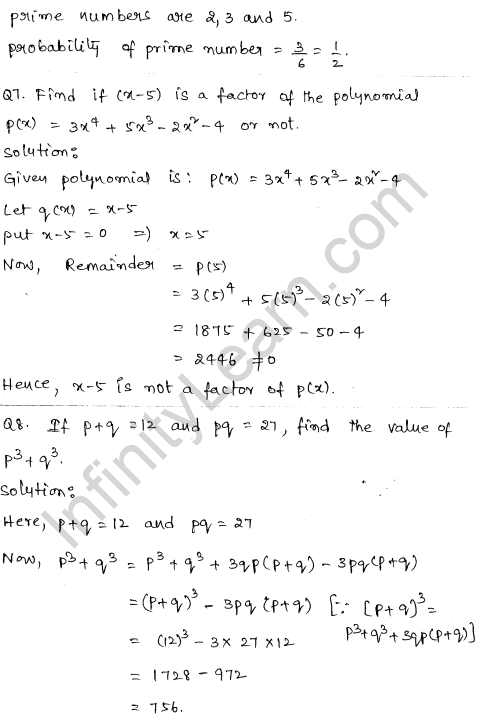 Maths Sample Question Papers for Class 9 Set 6 3