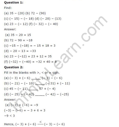 NCERT-Solutions-For-Class-6-Maths-Integers-Exercise-6.3-01