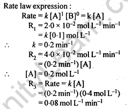 NCERT Solutions For Class 12 Chemistry Chapter 4 Chemical Kinetics Exercises Q12.1