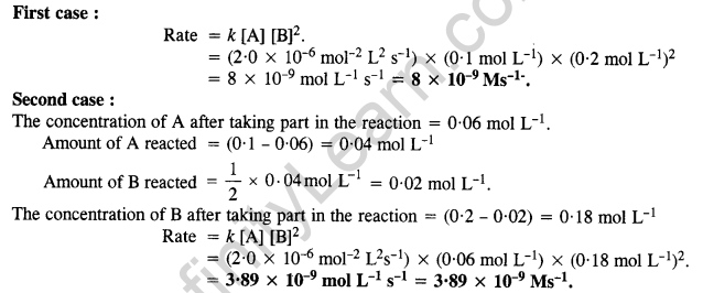 NCERT Solutions For Class 12 Chemistry Chapter 4 Chemical Kinetics Exercises Q2