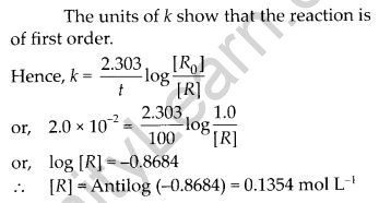 NCERT Solutions For Class 12 Chemistry Chapter 4 Chemical Kinetics Exercises Q24