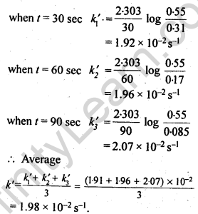 NCERT Solutions For Class 12 Chemistry Chapter 4 Chemical Kinetics Exercises Q8.1