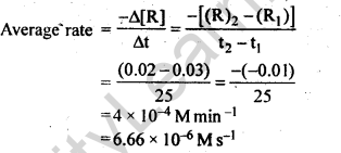 NCERT Solutions For Class 12 Chemistry Chapter 4 Chemical Kinetics Textbook Questions Q1