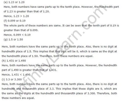 NCERT Solutions For Class 6 Maths Decimals Exercise 8.3 Q1.1