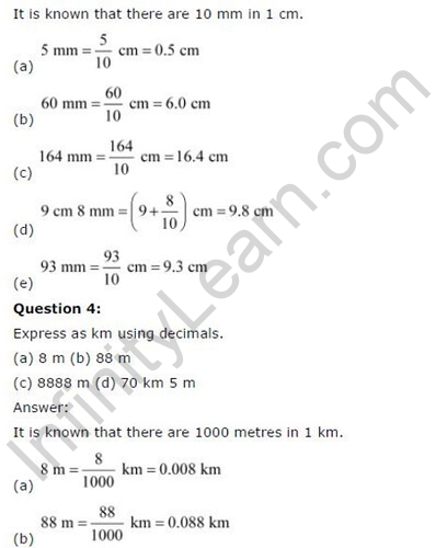NCERT Solutions For Class 6 Maths Decimals Exercise 8.4 Q3