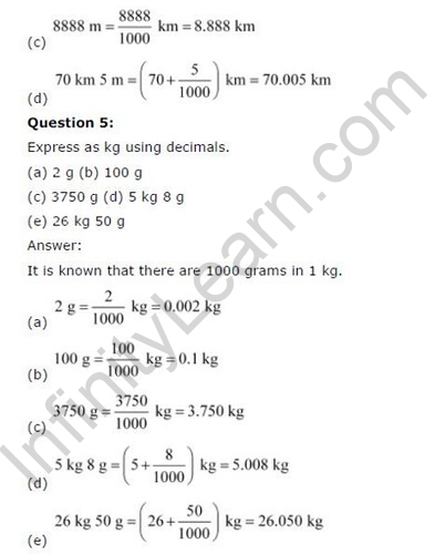 NCERT Solutions For Class 6 Maths Decimals Exercise 8.4 Q4