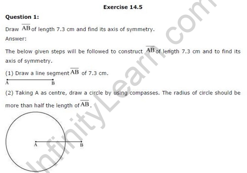 NCERT Solutions For Class 6 Maths Practical Geometry Exercise 14.5 A1