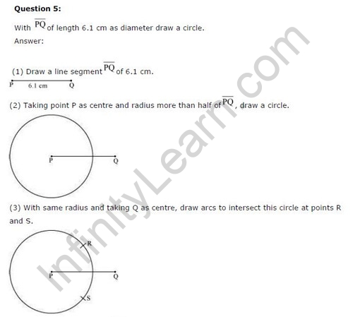 NCERT Solutions For Class 6 Maths Practical Geometry Exercise 14.5 A5