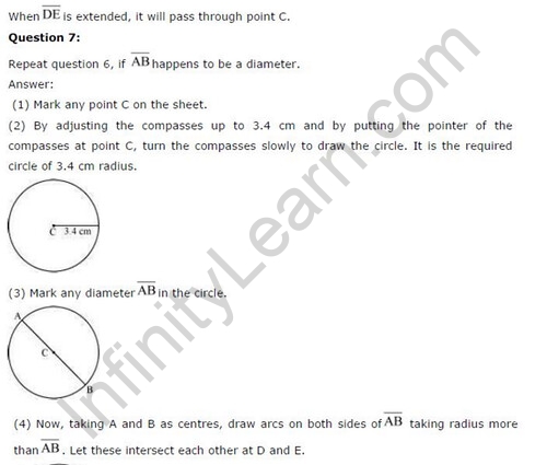 NCERT Solutions For Class 6 Maths Practical Geometry Exercise 14.5 A7