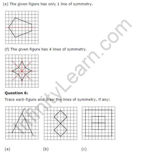 NCERT Solutions For Class 6 Maths Symmetry Exercise 13.2 Q11