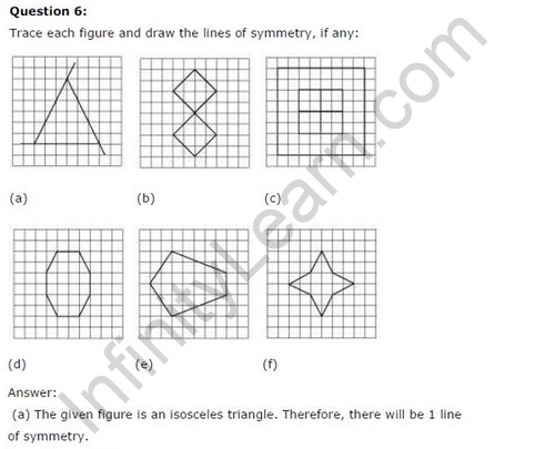 NCERT Solutions For Class 6 Maths Symmetry Exercise 13.2 Q9