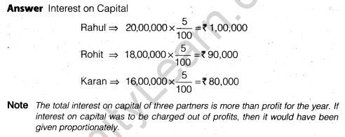 NCERT Solutions for Class 12 Accountancy Chapter 2 Accounting for Partnership Basic Concepts Numerical Problems Q13