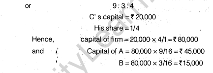 NCERT Solutions for Class 12 Accountancy Chapter 3 Reconstitution of a Partnership Firm – Admission of a Partner Q31.1