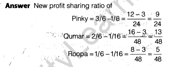 NCERT Solutions for Class 12 Accountancy Chapter 3 Reconstitution of a Partnership Firm – Admission of a Partner Q32
