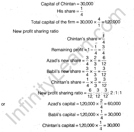NCERT Solutions for Class 12 Accountancy Chapter 3 Reconstitution of a Partnership Firm – Admission of a Partner Q34.6