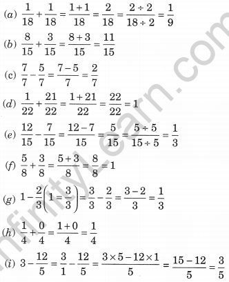 NCERT Solutions for Class 6 Maths Chapter 7 Fractions 
