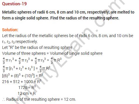 NCERT-Solutions-For-Class-10-Maths-Surface-Areas-And-Volumes-Ex-13.3-Q-2