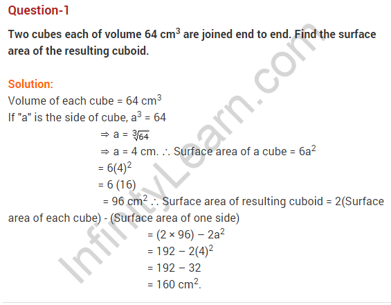 NCERT-Solutions-For-Class-10-Maths-Surface-Areas-And-Volumes-Ex-13.1-Q-1